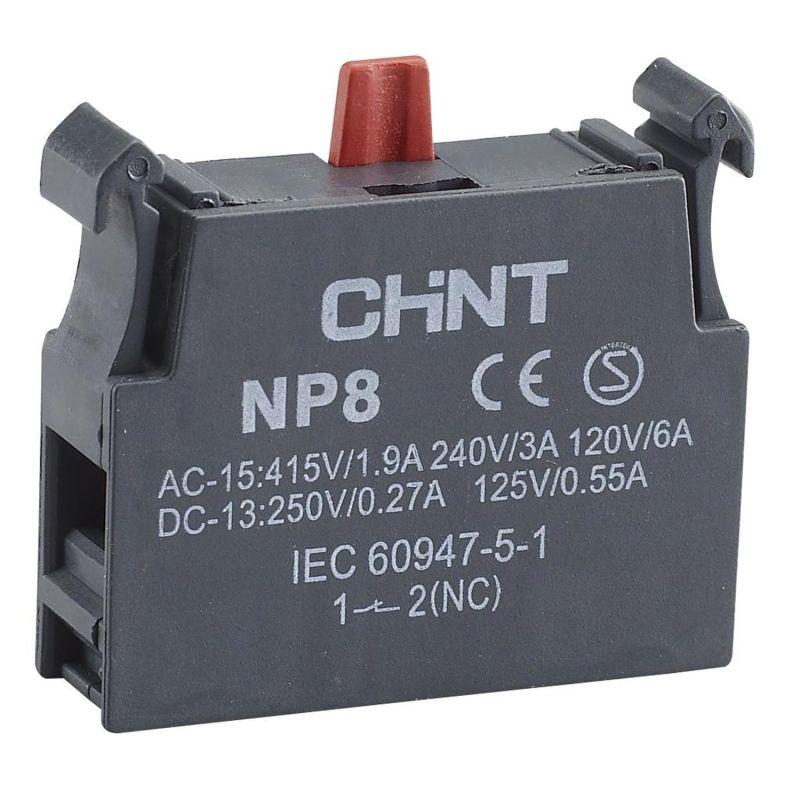 блок контактный 1нз для np8 (r) chint 669999 с доставкой по МСК, категория контакт вспомогательный