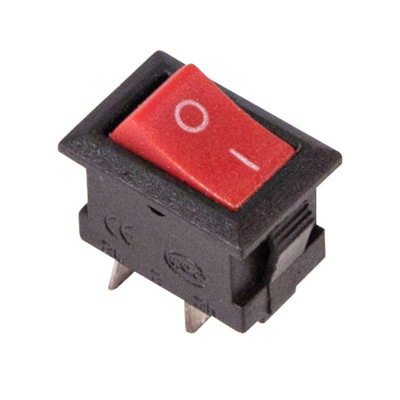 выключатель клавишный 250в 3а (2с) on-off micro rwb-101 красн. rexant 36-2011 с доставкой по МСК, категория кнопка нажимная в сборе