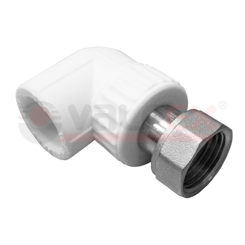 угол с накидной гайкой 20х3/4дюйм (80/20) valfex 10138120 с доставкой по МСК, категория соединитель труб на 2 присоединения