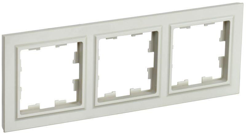 рамка 3-м brite ру-3-бркр беж. iek br-m32-k10 с доставкой по МСК, категория рамка декоративная для электроустановочных устройств