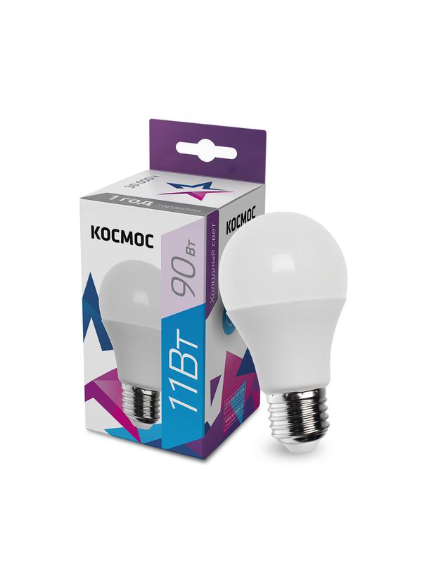 лампа светодиодная a60 11вт 6500к e27 220в космос lkecled11wa60e2765 с доставкой по МСК, категория лампа светодиодная