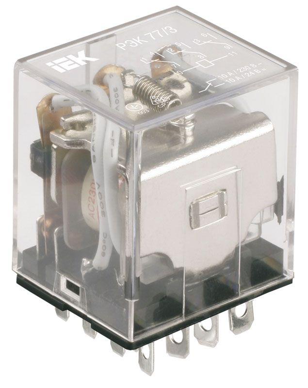 реле рэк 77-3 10а 220в ac iek rrp10-3-10-220a с доставкой по МСК, категория реле коммутационное