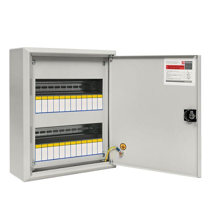 щит щрн-24 (з) пласт. замок ekf mb21-24n с доставкой по МСК, категория щиток распределительный малогабаритный