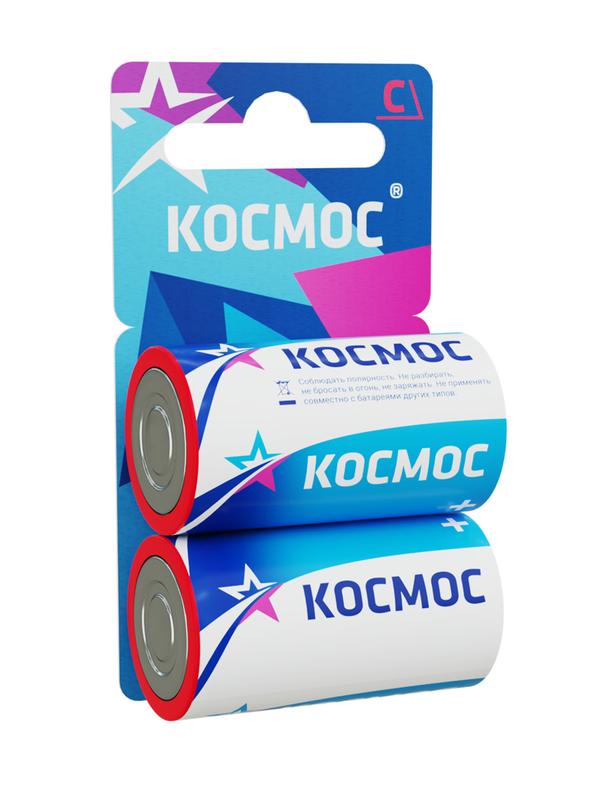 элемент питания солевой c/r14 (блист.2шт) космос kocr142bl с доставкой по МСК, категория гальванический элемент