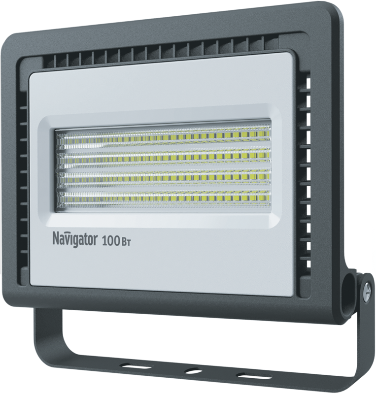 прожектор светодиодный 14 149 nfl-01-100-4k-led 100вт 4000к ip65 8100лм черн. navigator 14149 с доставкой по МСК, категория светильник направленного света/ прожектор/ даунлайт