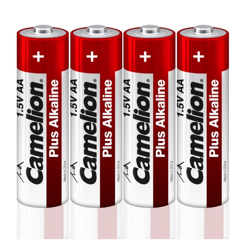 элемент питания алкалиновый aa/lr6 1.5в plus alkaline lr6-sp4 (уп.4шт) camelion 12554 с доставкой по МСК, категория гальванический элемент