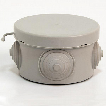 Коробка распределительная ОП 65х40мм 4 каб. вводов IP54 сер. (круг.) TOKOV ELECTRIC TKE-KR-65-40-C06 коробка распределительная оп 65х40мм 4 каб. вводов ip54 сер. (круг.) tokov electric tke-kr-65-40-c06 с доставкой по МСК