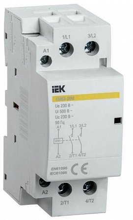 Контактор модульный КМ63-20М AC KARAT IEK MKK11-63-20 контактор модульный км63-20м ac karat iek mkk11-63-20 с доставкой по МСК