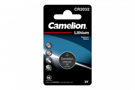 Элемент питания литиевый CR2032 BL-1 (блист.1шт) Camelion 3066 элемент питания литиевый cr2032 bl-1 (блист.1шт) camelion 3066 с доставкой по МСК