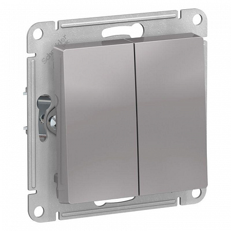Выключатель 2-кл. AtlasDesign Aqua IP44 (сх. 5) 10AX механизм алюм. SE ATN440351 выключатель 2-кл. atlasdesign aqua ip44 (сх. 5) 10ax механизм алюм. se atn440351 с доставкой по МСК
