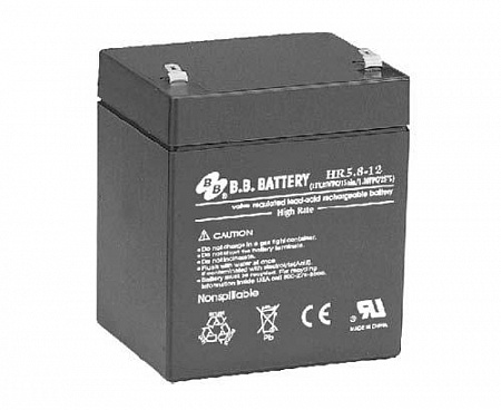 Аккумулятор 12В 5.5А.ч HR 5.8-12 B.B. Battery аккумулятор 12в 5.5а.ч hr 5.8-12 b.b. battery с доставкой по МСК