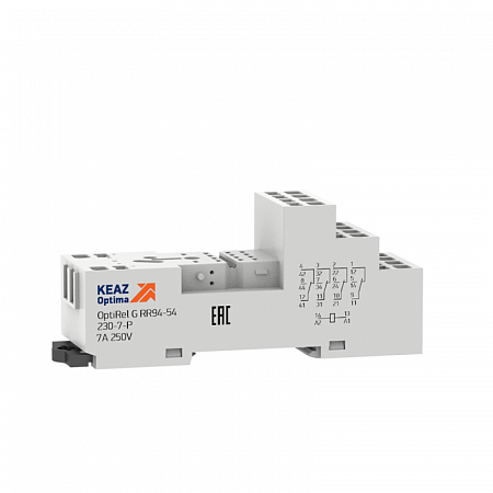 Розетка для реле OptiRel G RR94-54-230-7-P КЭАЗ 281169 розетка для реле optirel g rr94-54-230-7-p кэаз 281169 с доставкой по МСК