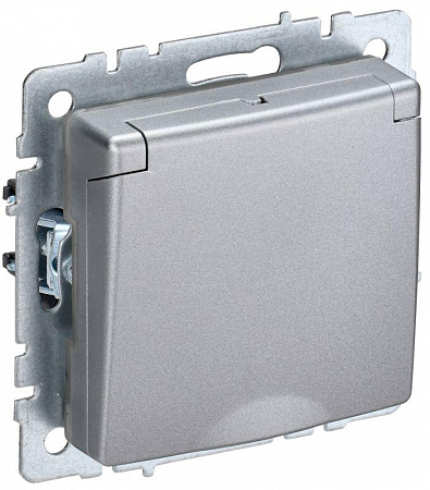 Розетка BRITE РСбш10-3-БрА 16А IP20 с заземл. защ. шторки с крышкой алюм. IEK BR-R16-16-K47 розетка brite рсбш10-3-бра 16а ip20 с заземл. защ. шторки с крышкой алюм. iek br-r16-16-k47 с доставкой по МСК