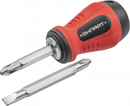 отвертка двухсторонняя 82 994 oht-оt02-ds-ph2-sl6-40 онлайт 82994 с доставкой по МСК