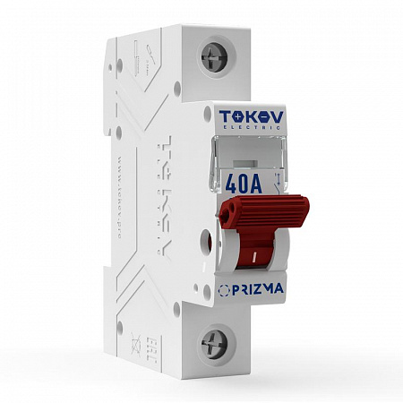 выключатель нагрузки модульный 1п 40а tokov electric tke-pz60-mdsi-1-40 с доставкой по МСК