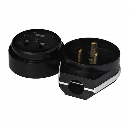 Разъем РШ-ВШ 32А 250В 2P+PE откр. уст. черн. UNIVersal 1234 разъем рш-вш 32а 250в 2p+pe откр. уст. черн. universal 1234 с доставкой по МСК