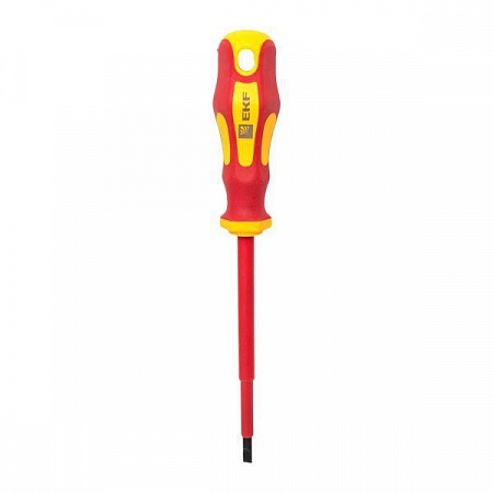 Отвертка SL5.5х125мм Expert 1000В PROхima EKF sl-5.5-125-exp-in отвертка sl5.5х125мм expert 1000в proхima ekf sl-5.5-125-exp-in с доставкой по МСК