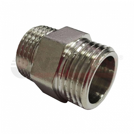 ниппель никелированный нр-нр 1 1/2дюйм (50/10) valfex vf.582.n.112 с доставкой по МСК