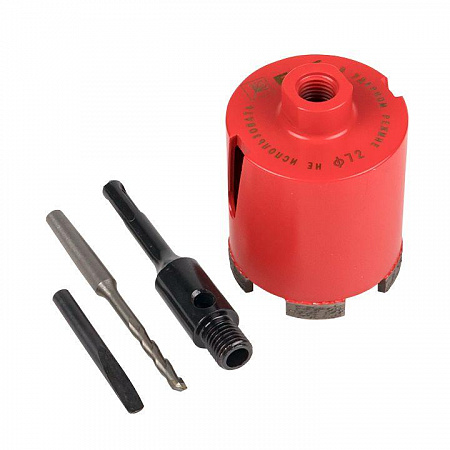 Коронка алмазная DCH-72 Laser M16 SDS-Plus Expert EKF dch-72-m16 коронка алмазная dch-72 laser m16 sds-plus expert ekf dch-72-m16 с доставкой по МСК