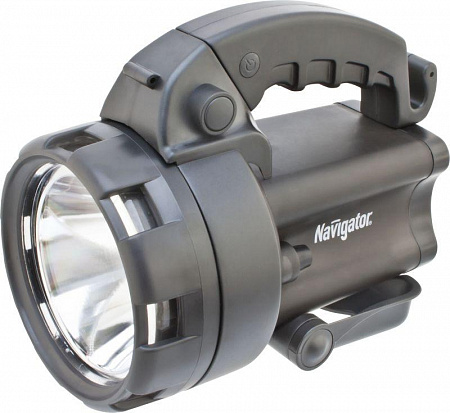 фонарь-прожектор аккумуляторный 94 963 npt-sp09-accu 1cree 3вт + 4led аккум. 4в 4а.ч. navigator 94963 с доставкой по МСК