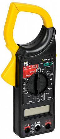 Клещи токоизмерительные Expert 266C IEK TCM-1C-266 клещи токоизмерительные expert 266c iek tcm-1c-266 с доставкой по МСК