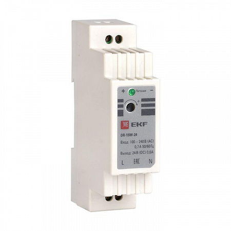 Блок питания 24В DR-15W-24 PROxima EKF dr-15w-24 блок питания 24в dr-15w-24 proxima ekf dr-15w-24 с доставкой по МСК