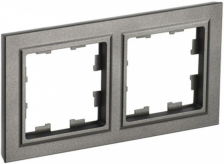 Рамка 2-м BRITE РУ-2-БрШ шампань IEK BR-M22-K37 рамка 2-м brite ру-2-брш шампань iek br-m22-k37 с доставкой по МСК