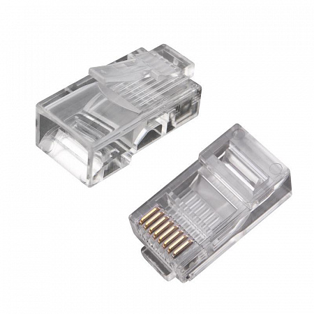 разъем rj45 8p8c кат.5e utp (уп.100шт) proconnect 05-1021-3 с доставкой по МСК