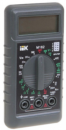 Мультиметр цифровой Compact M182 IEK TMD-1S-182 мультиметр цифровой compact m182 iek tmd-1s-182 с доставкой по МСК