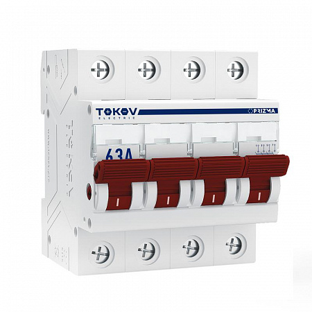 Выключатель нагрузки модульный 4П 63А TOKOV Electric TKE-PZ60-MDSI-4-63 выключатель нагрузки модульный 4п 63а tokov electric tke-pz60-mdsi-4-63 с доставкой по МСК