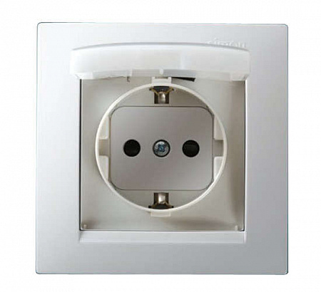 Розетка 1-м СП Simon15 16А IP44 250В с заземл. Schuko защ. шторки с крышкой винт. клеммы бел. Simon 1590450-030 розетка 1-м сп simon15 16а ip44 250в с заземл. schuko защ. шторки с крышкой винт. клеммы бел. simon 1590450-030 с доставкой по МСК
