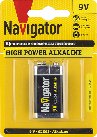Элемент питания алкалиновый "крона" 6LR61 94 756 NBT-NE-6LR61-BP1 (блист.1шт) Navigator 94756 элемент питания алкалиновый "крона" 6lr61 94 756 nbt-ne-6lr61-bp1 (блист.1шт) navigator 94756 с доставкой по МСК