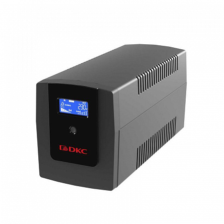 источник бесперебойного питания ибп info lcd 1500в.а schuko (3) usb + rj45 dkc infolcd1500s с доставкой по МСК