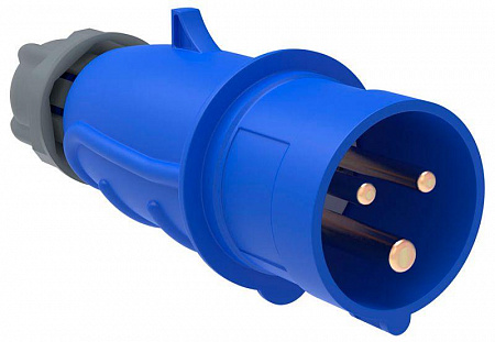Вилка эл. каб. 32А 2P+PE 220В IP44 MAGNUM ССИ-023 IEK PSN01-032-3 вилка эл. каб. 32а 2p+pe 220в ip44 magnum сси-023 iek psn01-032-3 с доставкой по МСК