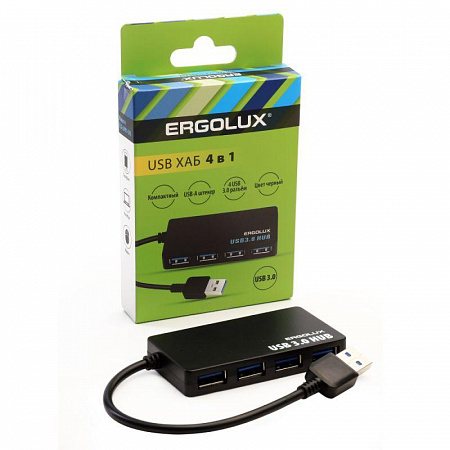 Разветвитель USB ELX-SLP01-C02 4USB 2А коробка черн. ERGOLUX 15109 разветвитель usb elx-slp01-c02 4usb 2а коробка черн. ergolux 15109 с доставкой по МСК