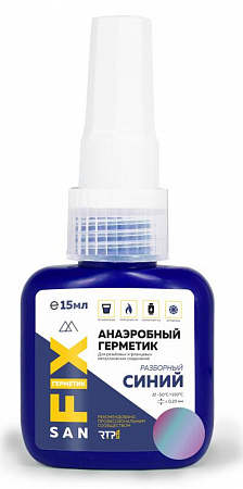 Герметик анаэробный 15мл син. SANFIX RTP 40747 герметик анаэробный 15мл син. sanfix rtp 40747 с доставкой по МСК