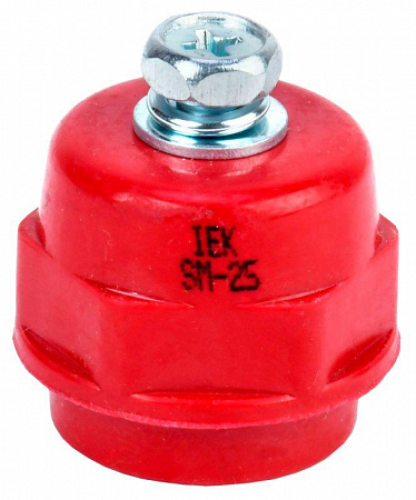 изолятор sm25 (м6) силовой с болтом iek yis11-25-06-b с доставкой по МСК