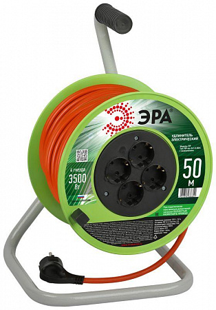 Удлинитель на катушке 4х50м с заземл. RP-4e-3x1.5-50m ПВС 3х1.5 Эра Б0056104 удлинитель на катушке 4х50м с заземл. rp-4e-3x1.5-50m пвс 3х1.5 эра б0056104 с доставкой по МСК