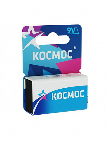 Элемент питания солевой "крона" 6F22 (блист.1шт) КОСМОС KOC6F221BL элемент питания солевой "крона" 6f22 (блист.1шт) космос koc6f221bl с доставкой по МСК