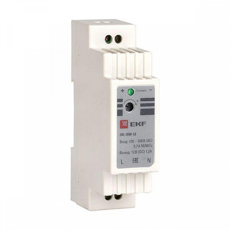 блок питания 12в dr-15w-12 proxima ekf dr-15w-12 с доставкой по МСК