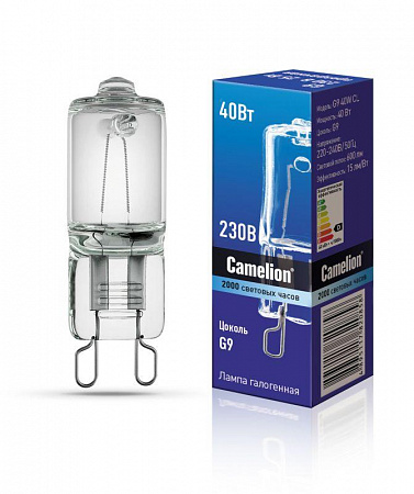 Лампа галогенная 40Вт капсула G9 3000К 240В прозр. Camelion 5553 лампа галогенная 40вт капсула g9 3000к 240в прозр. camelion 5553 с доставкой по МСК