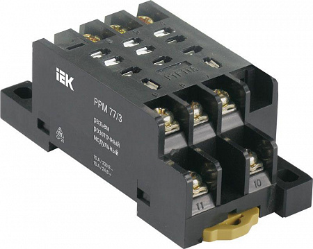 Разъем модульный РРМ78/3(PYF11A) для РЭК78/3(MY3) IEK RRP20D-RRM-3 разъем модульный ррм78/3(pyf11a) для рэк78/3(my3) iek rrp20d-rrm-3 с доставкой по МСК