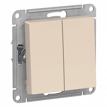 Выключатель 2-кл. СП AtlasDesign 10А IP20 (сх. 5) 10AX механизм беж. SE ATN000251 выключатель 2-кл. сп atlasdesign 10а ip20 (сх. 5) 10ax механизм беж. se atn000251 с доставкой по МСК