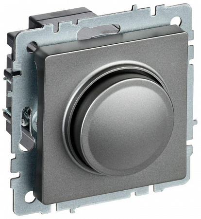 светорегулятор сп brite пов-наж. 600вт сс10-1-0-брс сталь iek br-d20-0600-k46 с доставкой по МСК