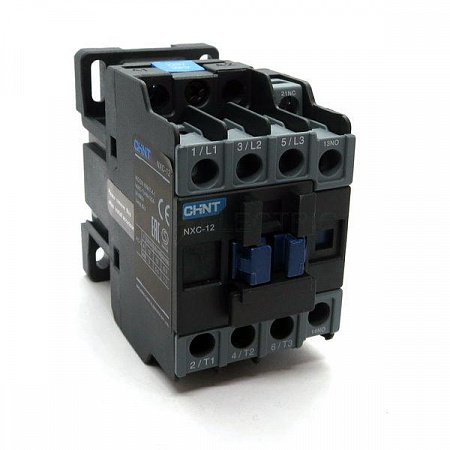 Контактор NXC-12 12А кат. 220В AC 1НО+1НЗ AC-3 (R) CHINT 836712 контактор nxc-12 12а кат. 220в ac 1но+1нз ac-3 (r) chint 836712 с доставкой по МСК
