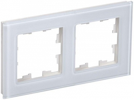 Рамка 2-м BRITE РУ-2-2-БрБ стекло бел. IEK BR-M22-G-K01 рамка 2-м brite ру-2-2-брб стекло бел. iek br-m22-g-k01 с доставкой по МСК