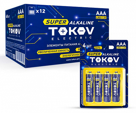 Элемент питания алкалиновый AAA/LR03 (блист.4шт) TOKOV ELECTRIC TKE-ALS-LR3/B4 элемент питания алкалиновый aaa/lr03 (блист.4шт) tokov electric tke-als-lr3/b4 с доставкой по МСК