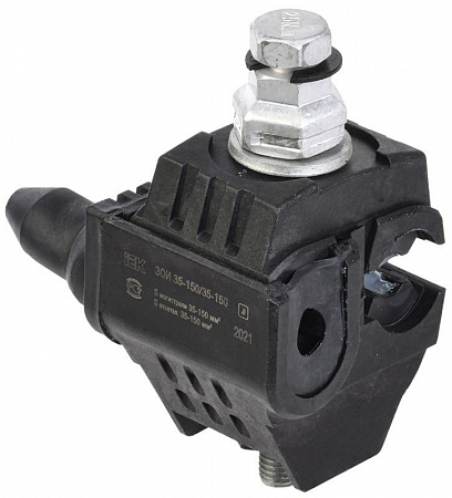 Зажим ответвительный изолированный ЗОИ 35-150/35-150 (P70/P95/P4X-150D) IEK UZA-11-D35-D150-1 зажим ответвительный изолированный зои 35-150/35-150 (p70/p95/p4x-150d) iek uza-11-d35-d150-1 с доставкой по МСК