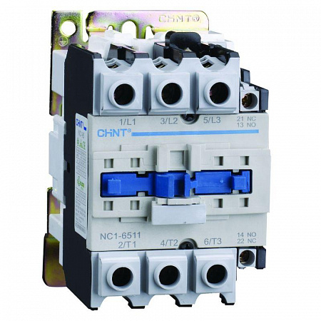 Контактор NC1-6511 65А кат. 400В AC 1НО+1НЗ AC-3 (R) CHINT 222729 контактор nc1-6511 65а кат. 400в ac 1но+1нз ac-3 (r) chint 222729 с доставкой по МСК