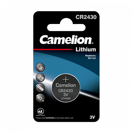 Элемент питания литиевый CR2430 BL-1 (блист.1шт) Camelion 3073 элемент питания литиевый cr2430 bl-1 (блист.1шт) camelion 3073 с доставкой по МСК